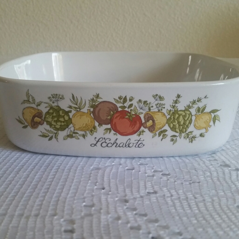 Corning ware spice of life casserole dish